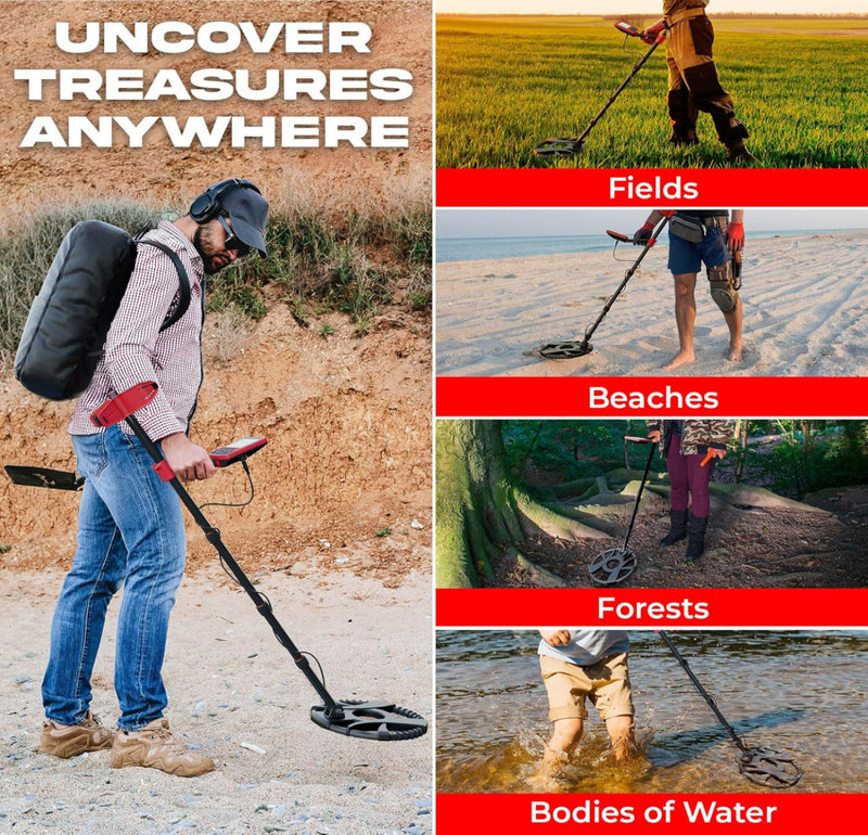 Metal Detector Detect – Pinpointer Metal Detector, Waterproof, Underwater, High Accuracy